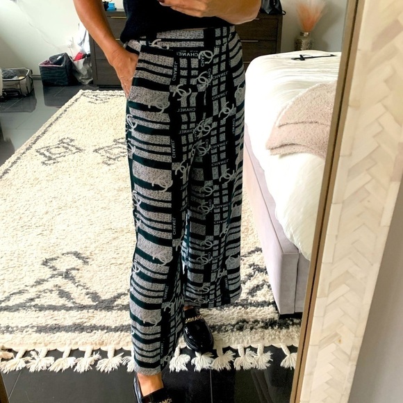 Pants - NWOT CC Logo High Waisted Wide Leg Baggy Pants